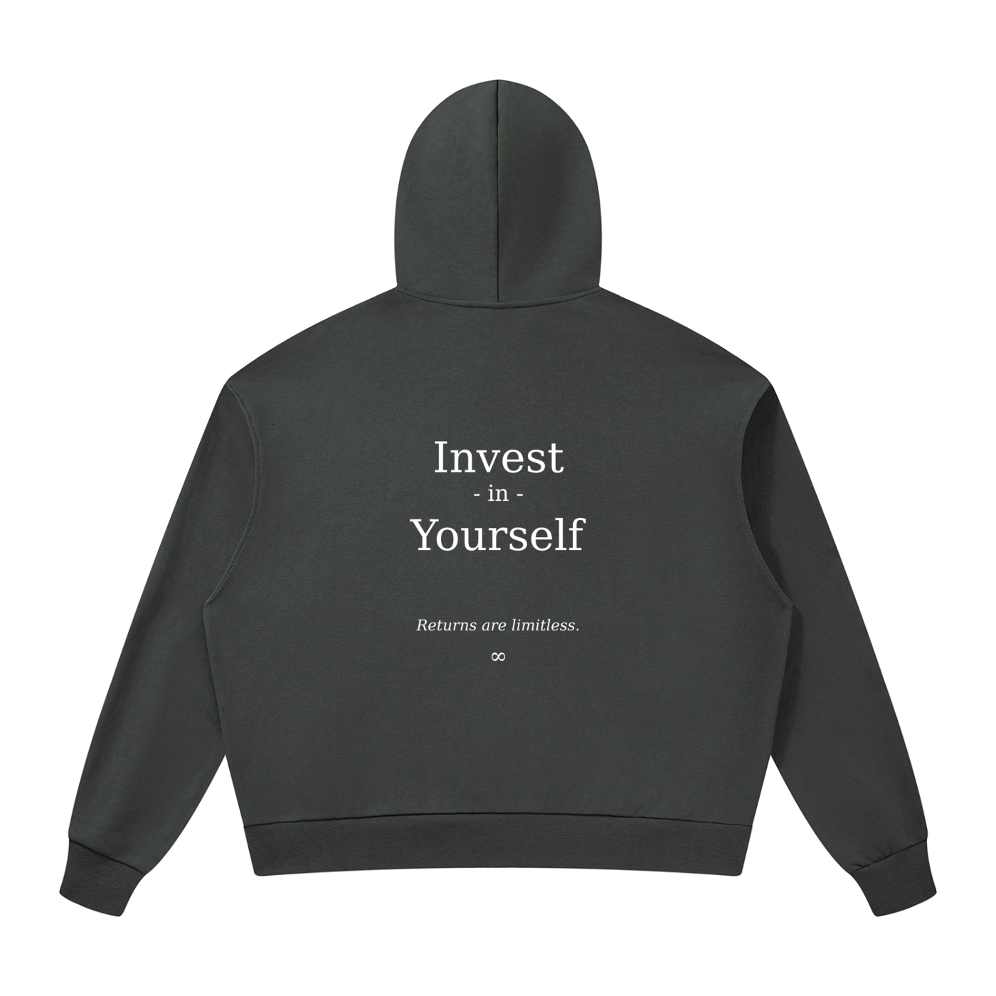 A.MP Premium 360GSM Heavyweight Zip Hoodie | Invest In Yourself | Unisex Streetwear