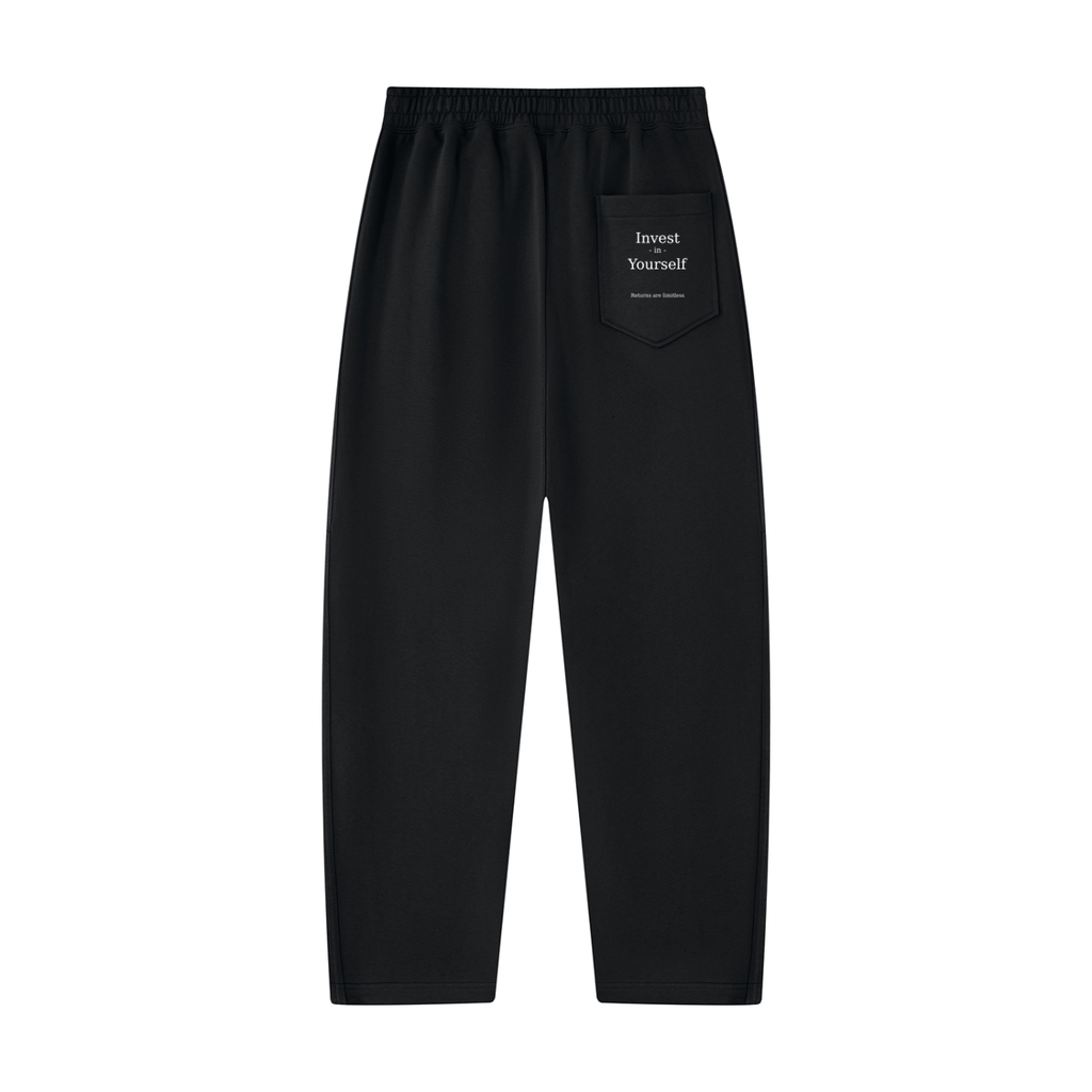A.MP Unisex Tapered Straight Hem Sweatpants — back view