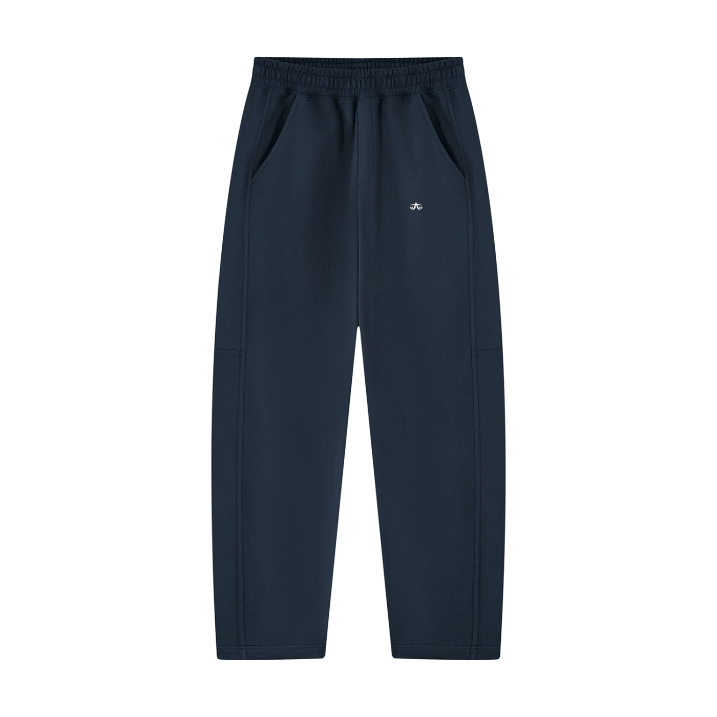 A.MP Unisex Tapered Straight Hem Sweatpants — hem detail