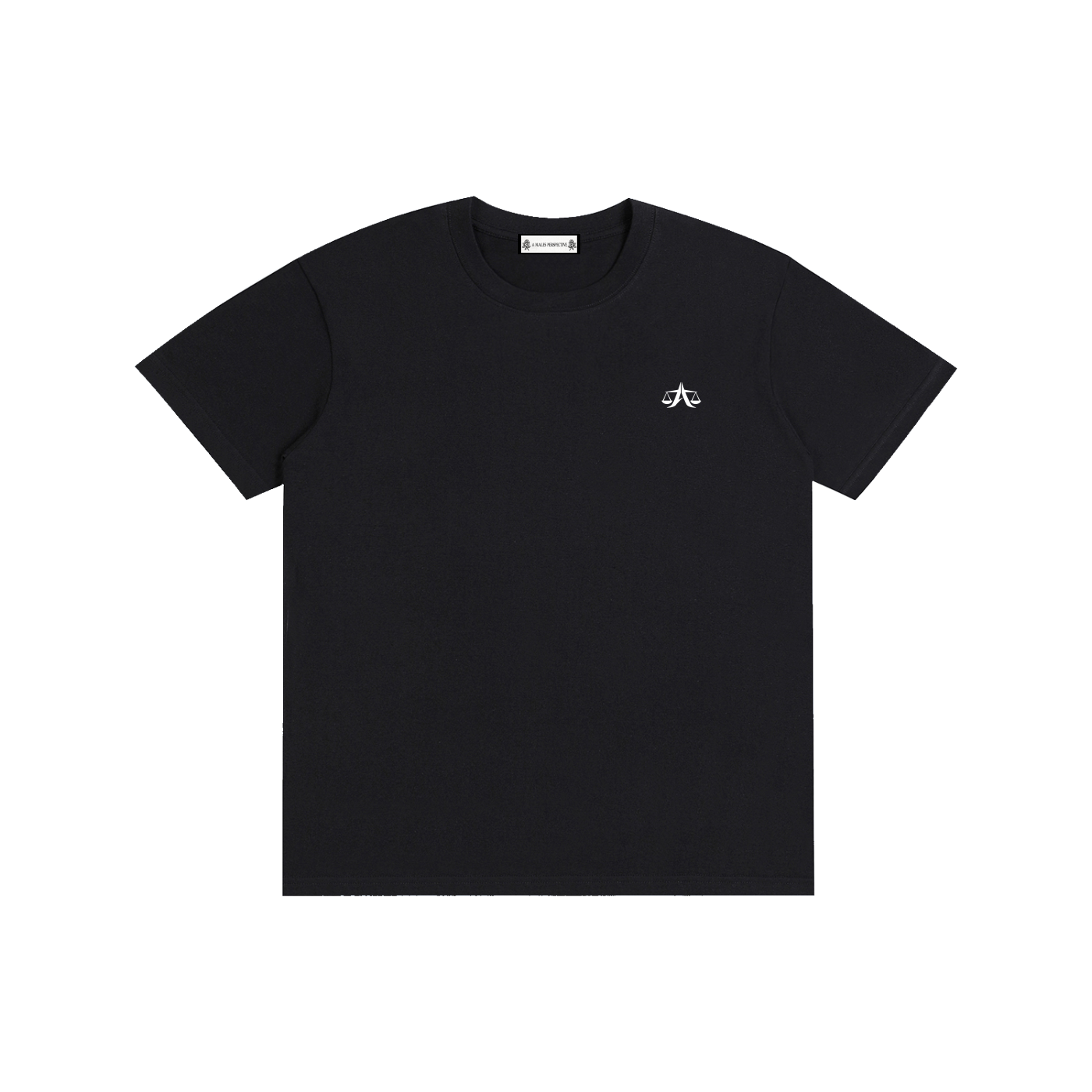 A.MP Pure Cotton Unisex T-Shirt — 180GSM everyday essential, front view