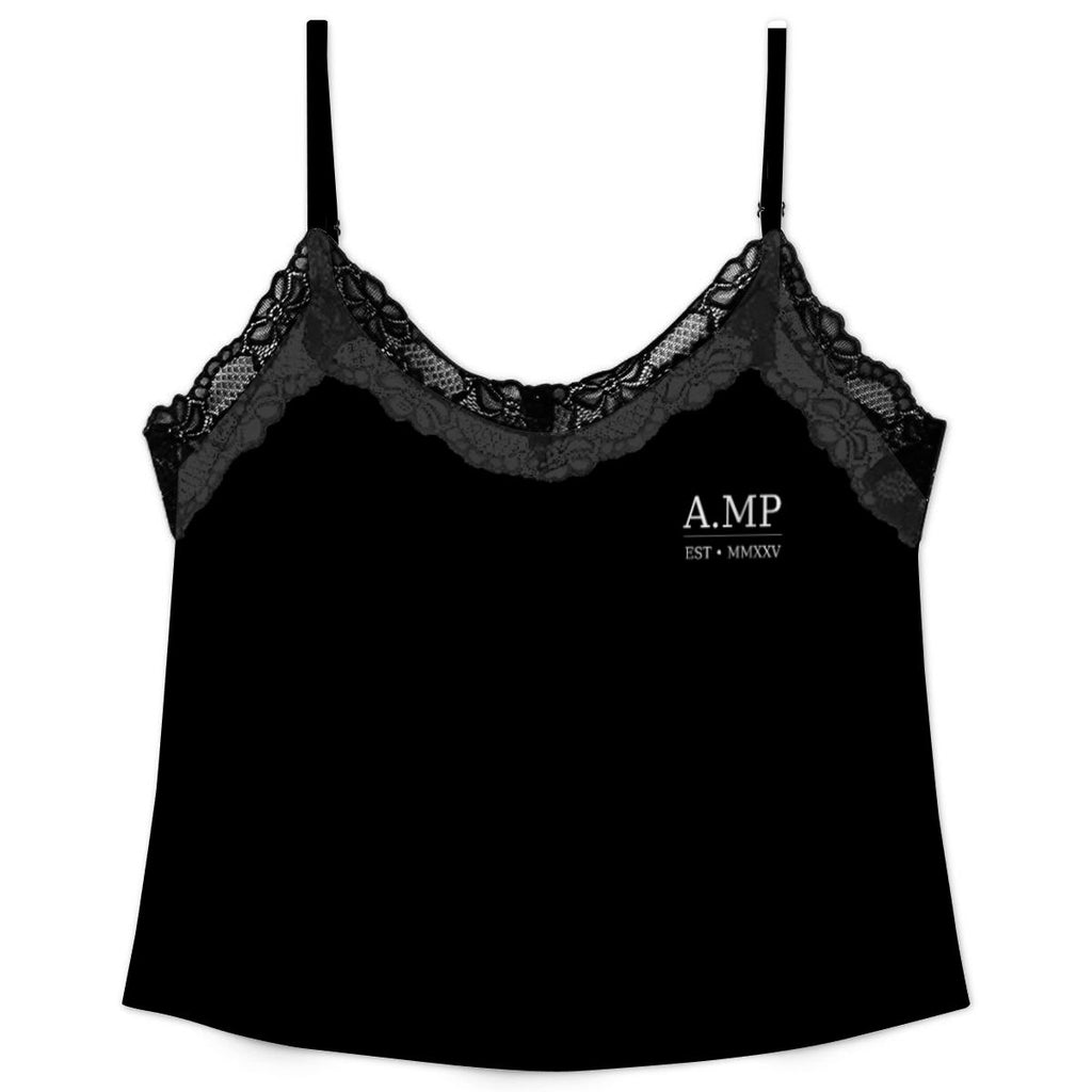 A.MP Luxe Lace Lounge Set — fit detail