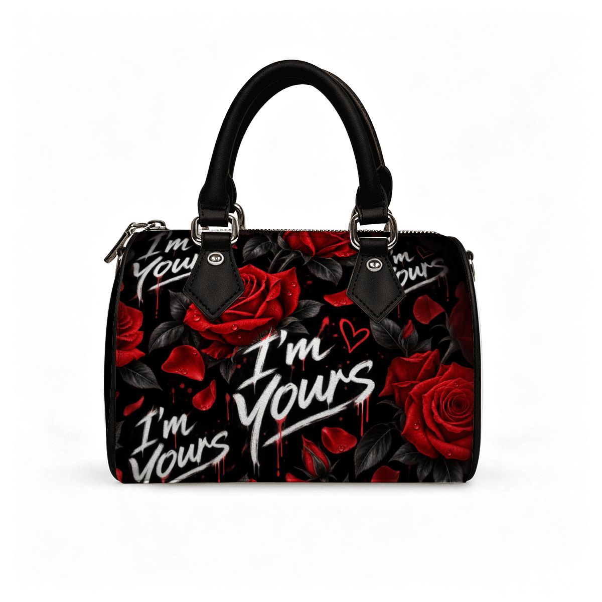 A.MP PU leather barrel crossbody bag