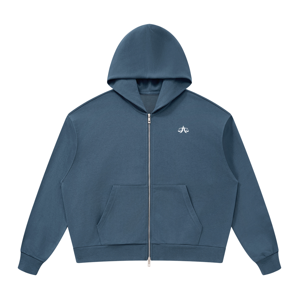 A.MP Heavyweight Zip Hoodie — zip detail
