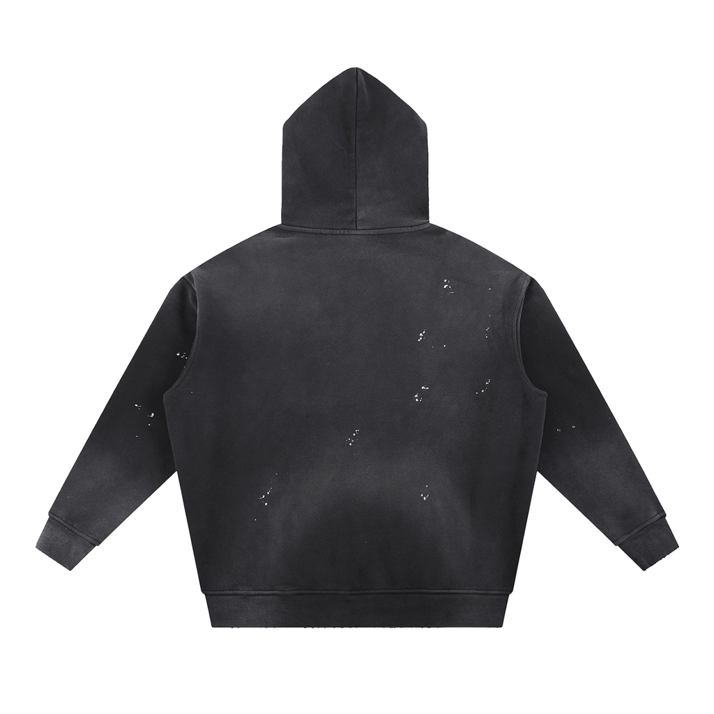 A.MP - Vintage Distressed Fleeced Hoodie