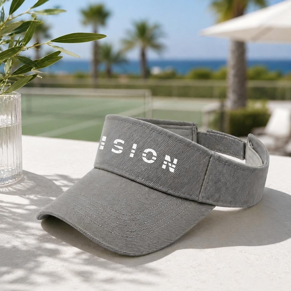 Embroidery Open-Top Visor