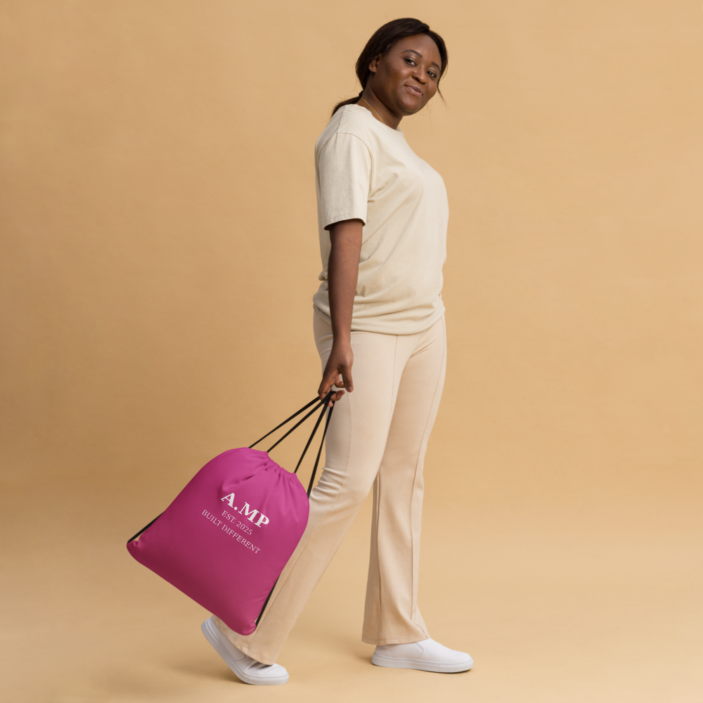 A.MP - Pink Drawstring bag