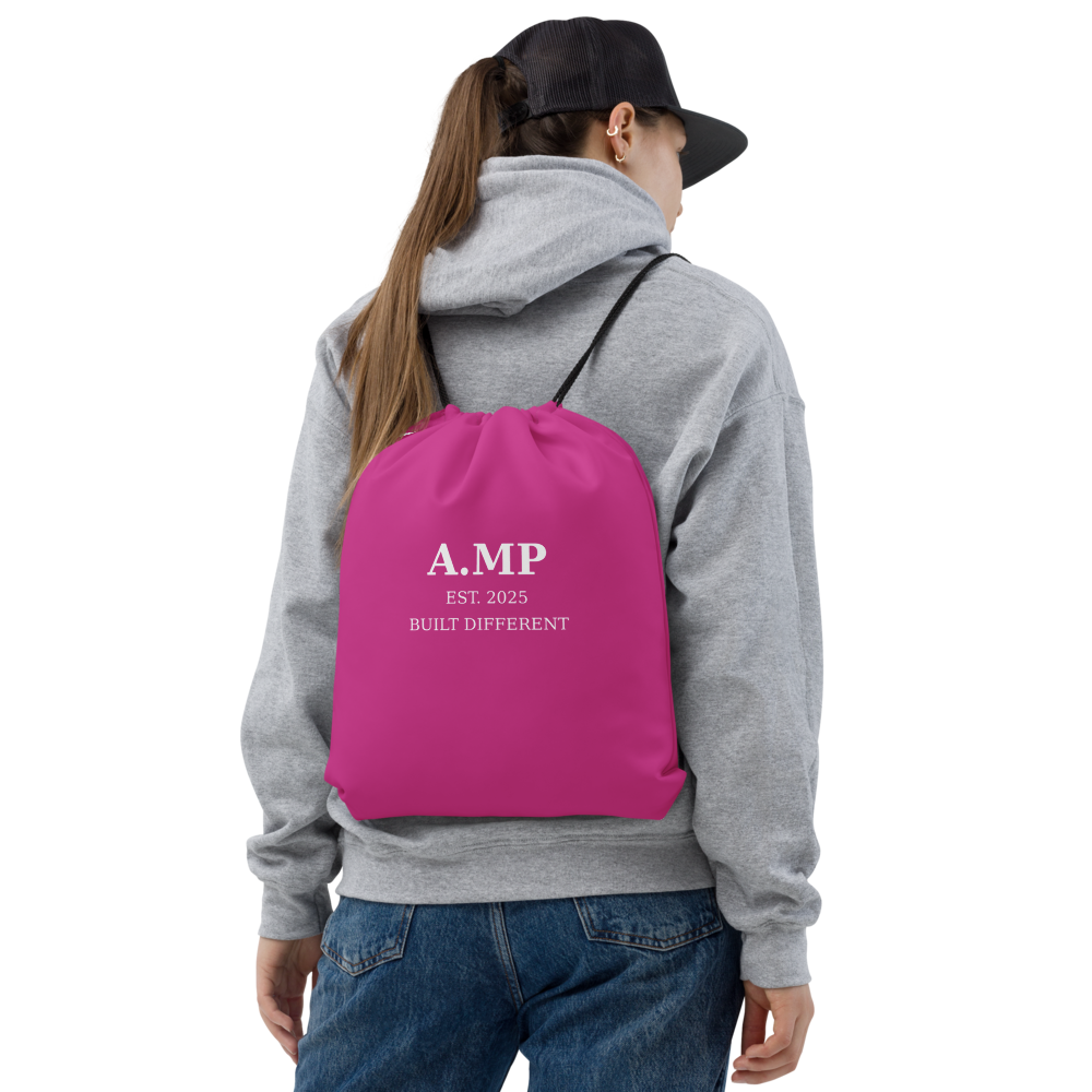 A.MP - Pink Drawstring bag