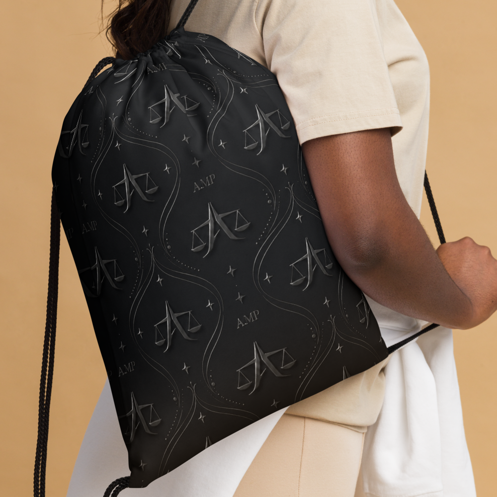 A.MP - Black Core Drawstring Bag