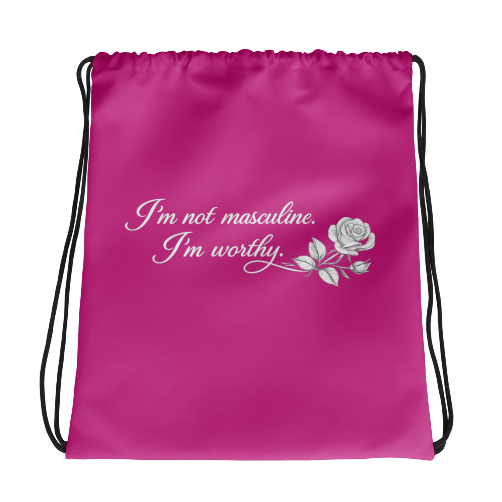 A.MP - Pink Drawstring Bag