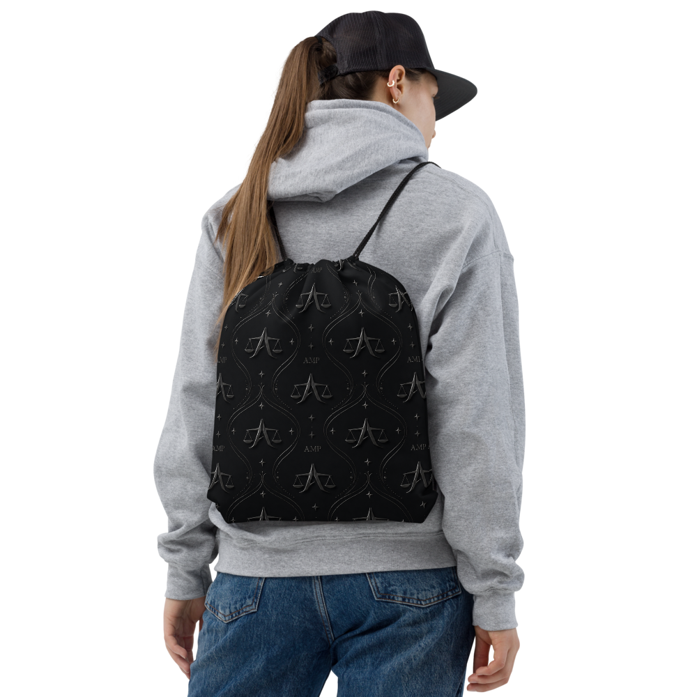 A.MP - Black Core Drawstring Bag