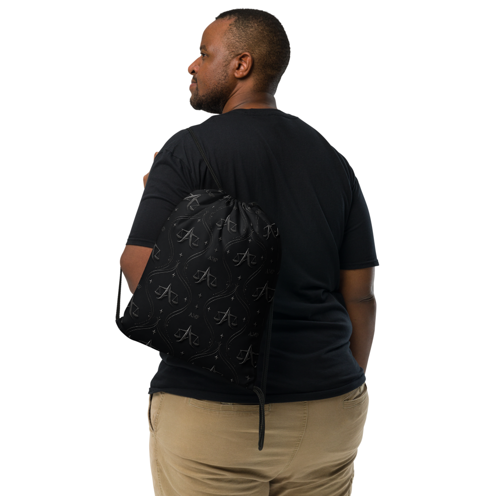 A.MP - Black Core Drawstring Bag