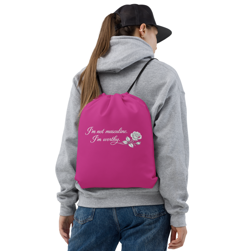 A.MP - Pink Drawstring Bag
