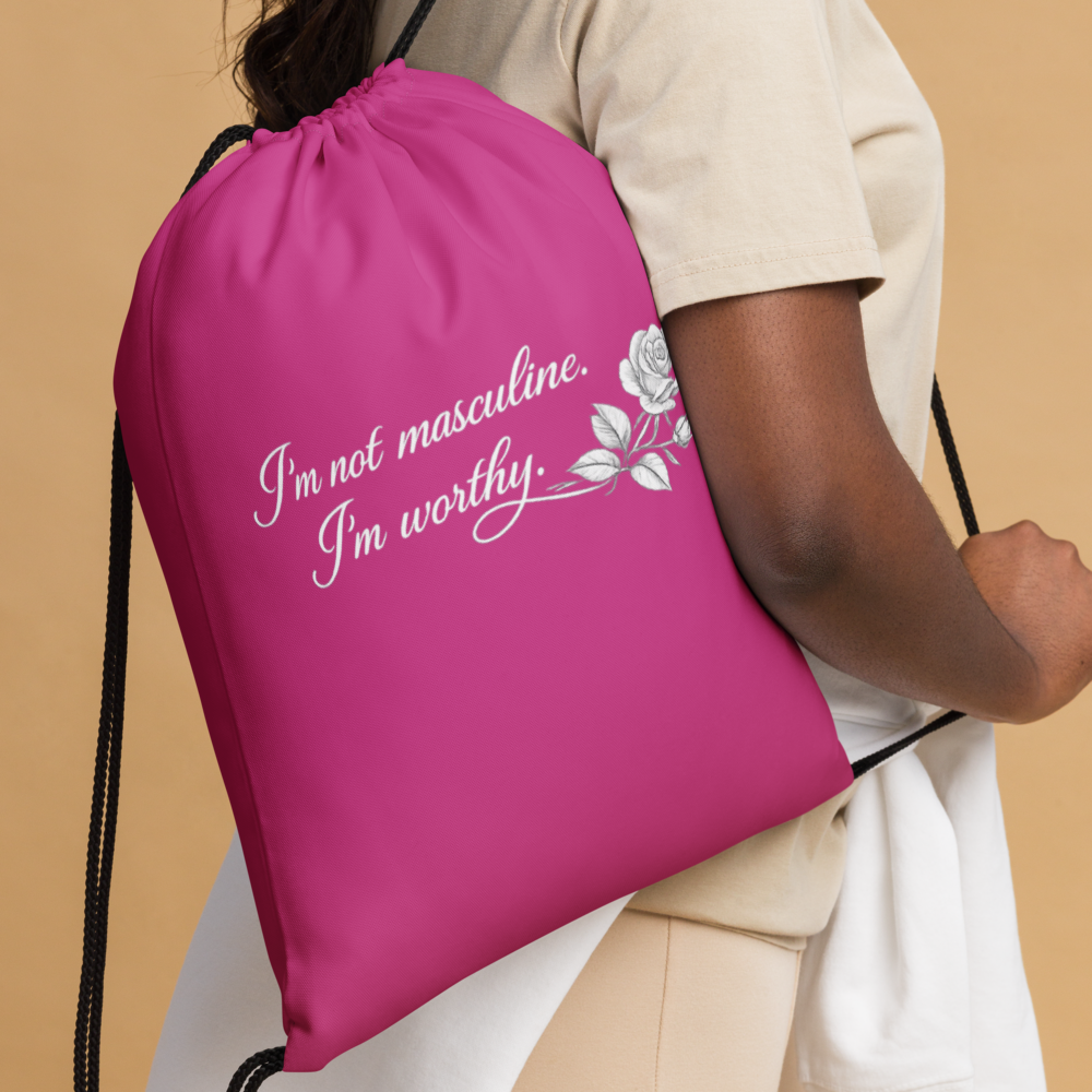 A.MP - Pink Drawstring Bag