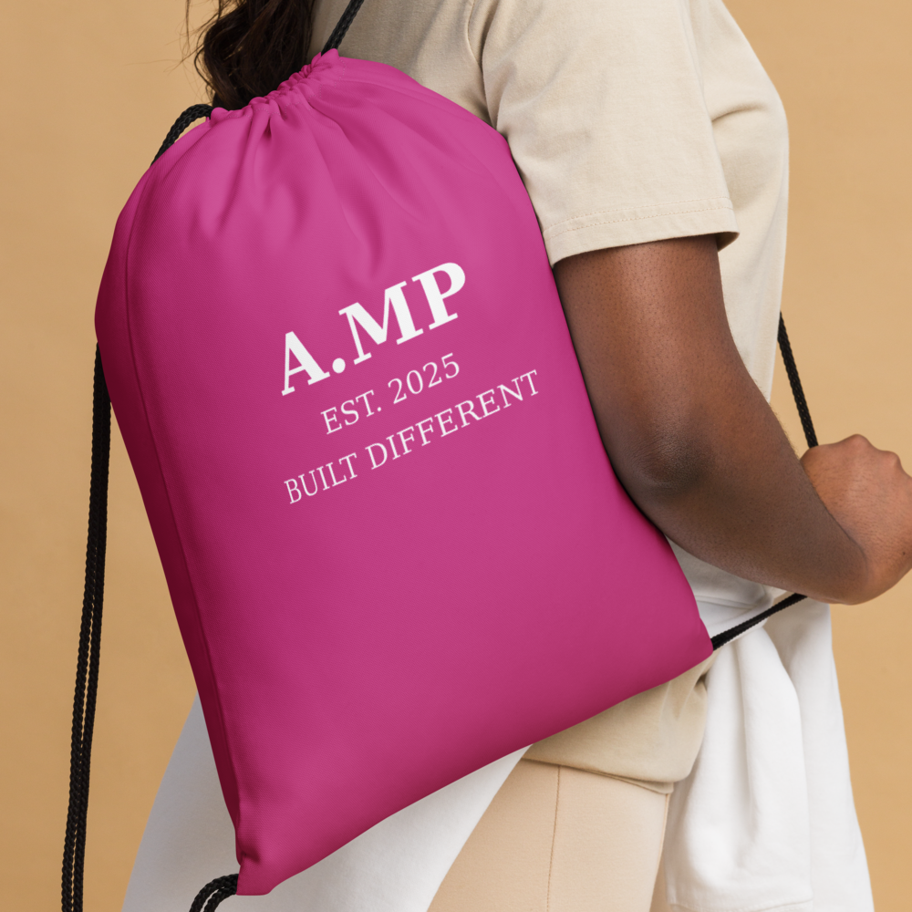 A.MP - Pink Drawstring bag