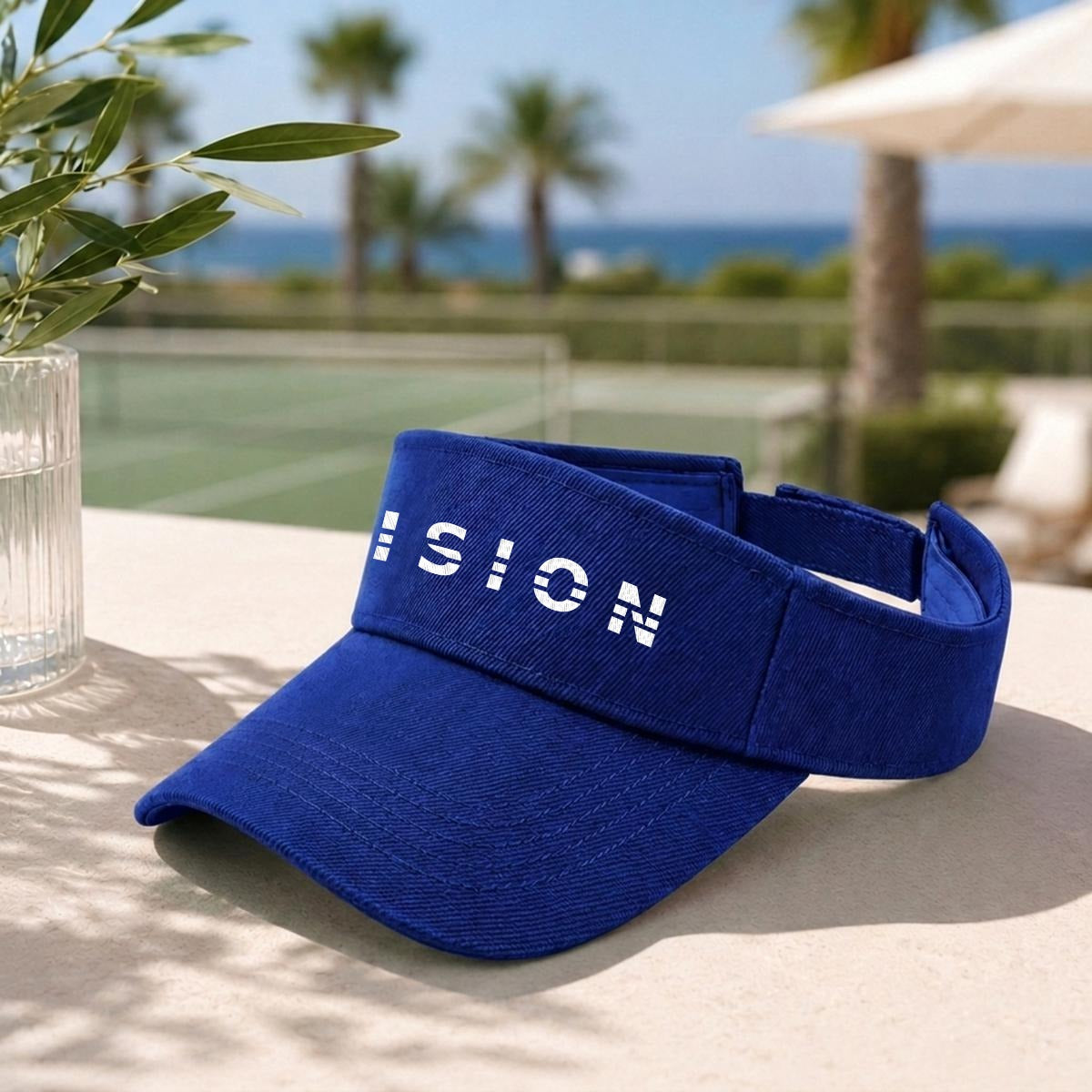 Embroidery Open-Top Visor